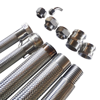 Wąż hydrauliczny w oplocie PE / PTFE w rozmiarze niestandardowym, przeciwwybuchowy, elastyczny, kwasoodporny, odporny na alkalia