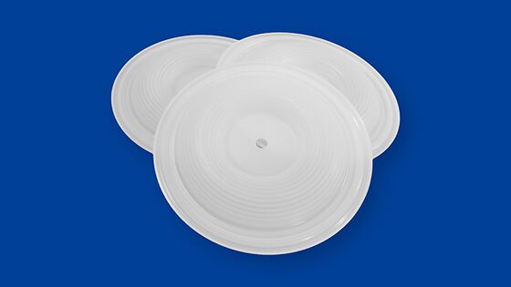 Przepona pompy dozującej o średnicy 50 mm, obsługująca przepływ do 10 ml/min, lekka, 15 gramów, przeznaczona do dozowania płynów